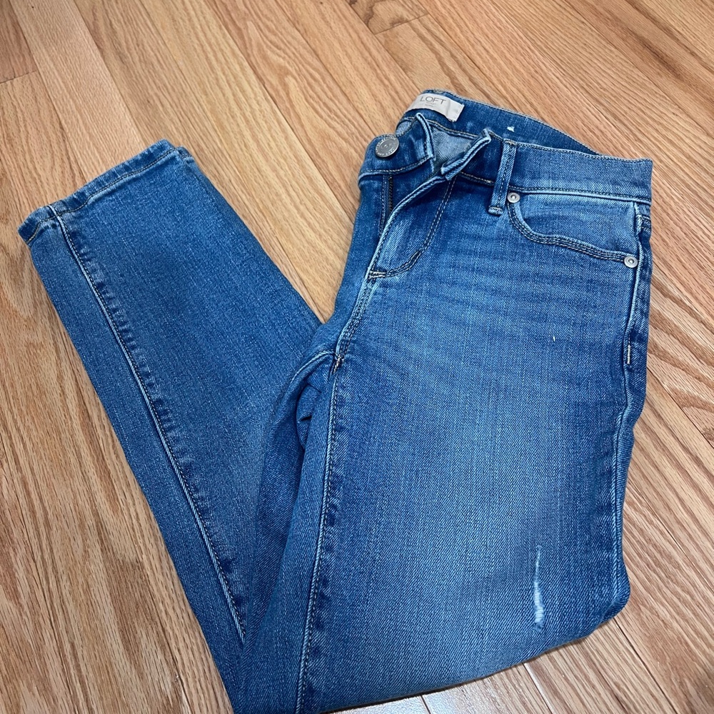 LOFT outlet Women's Blue Skinny Jeans